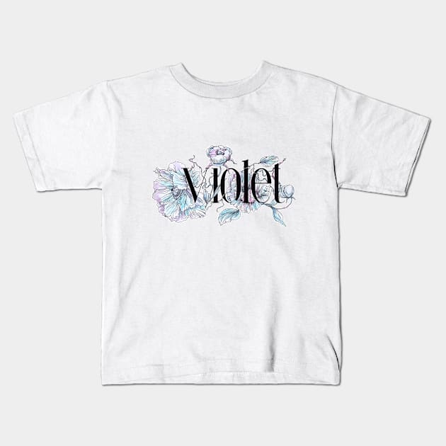 air composition Kids T-Shirt by Eliza_beth